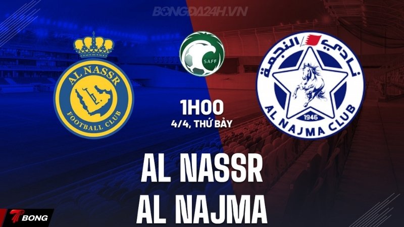 Al Nassr chấp 3 bàn Al Najma khi Ronaldo sẵn sàng trở lại ngày 0404